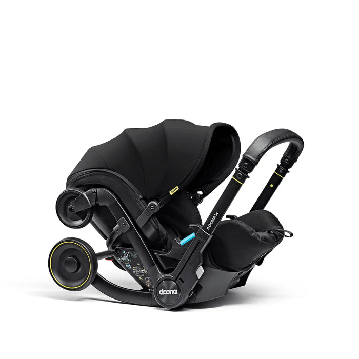 Doona X Car Seat & Stroller - Nitro Black + FREE Essentials Bag Worth £54.99!