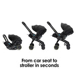 Doona X Car Seat & Stroller - Nitro Black + FREE Essentials Bag Worth £54.99!