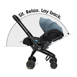 Doona X Car Seat & Stroller - Ocean Blue + FREE Essentials Bag Worth £54.99!