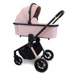 My Babiie MB450i 3in1 Travel System with Rotating Car Seat + Base - Pastel Pink