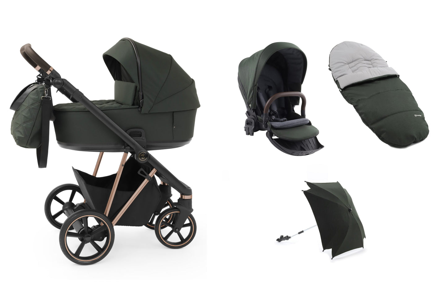 Babystyle Prestige Vogue 8-Piece Bundle - Spruce/Copper
