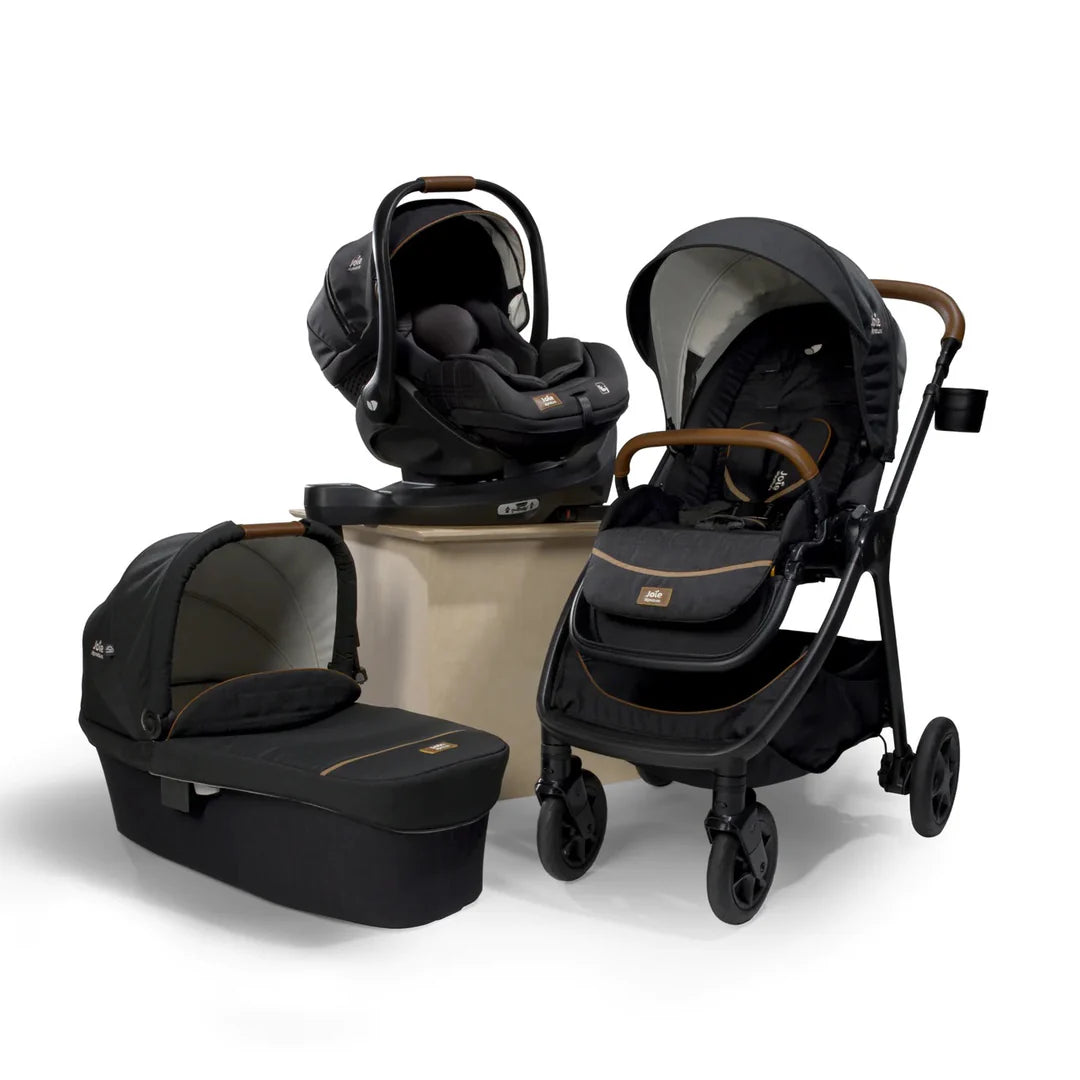 Joie Finiti 360 Travel System & Home Bundle - Eclipse/Speckled