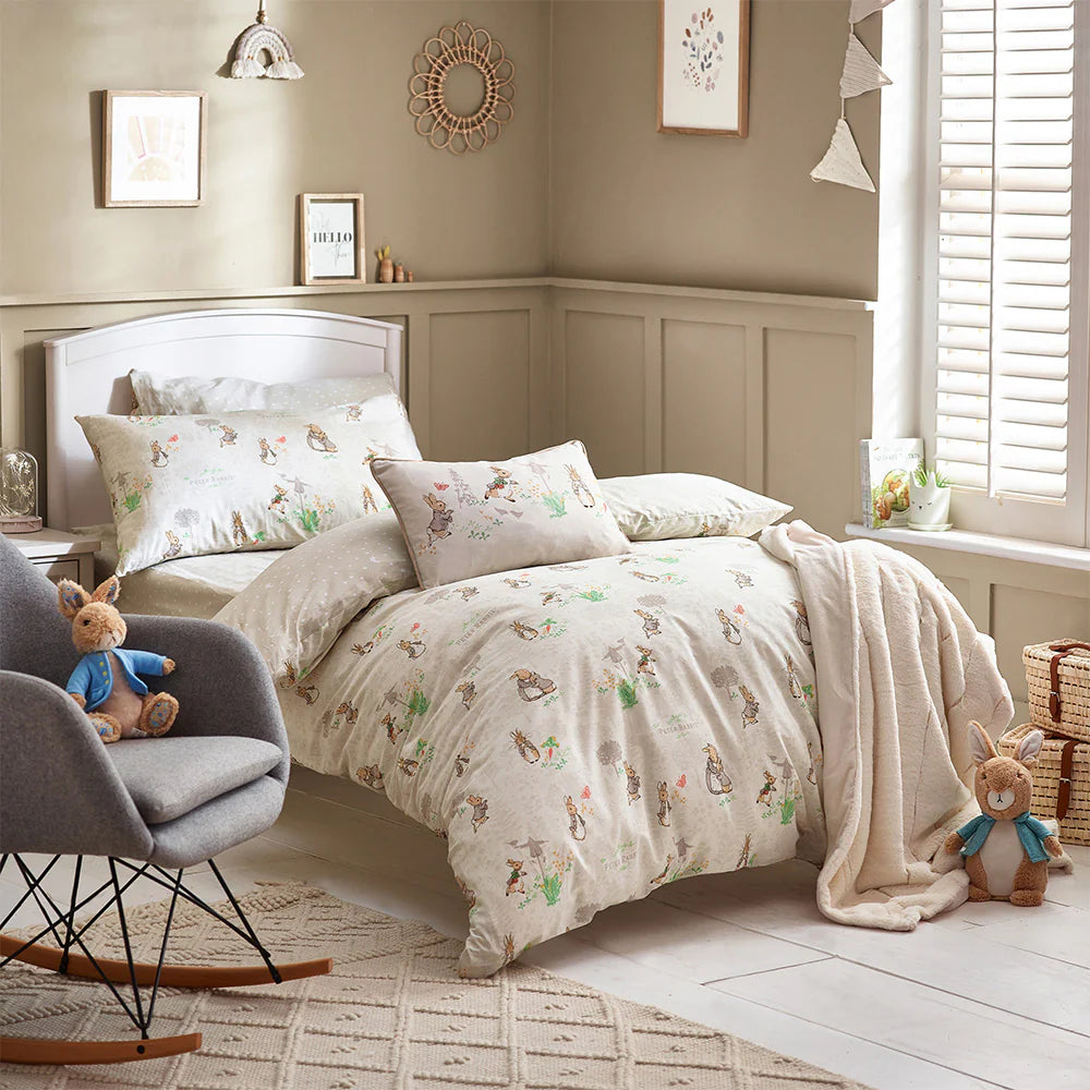 Peter Rabbit™ Classic 100% Cotton Reversible Duvet Cover Set