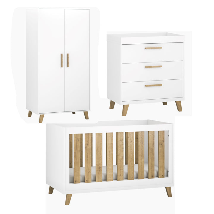 Little Acorns Siriana 3 Piece Nursery Furniture Room Set