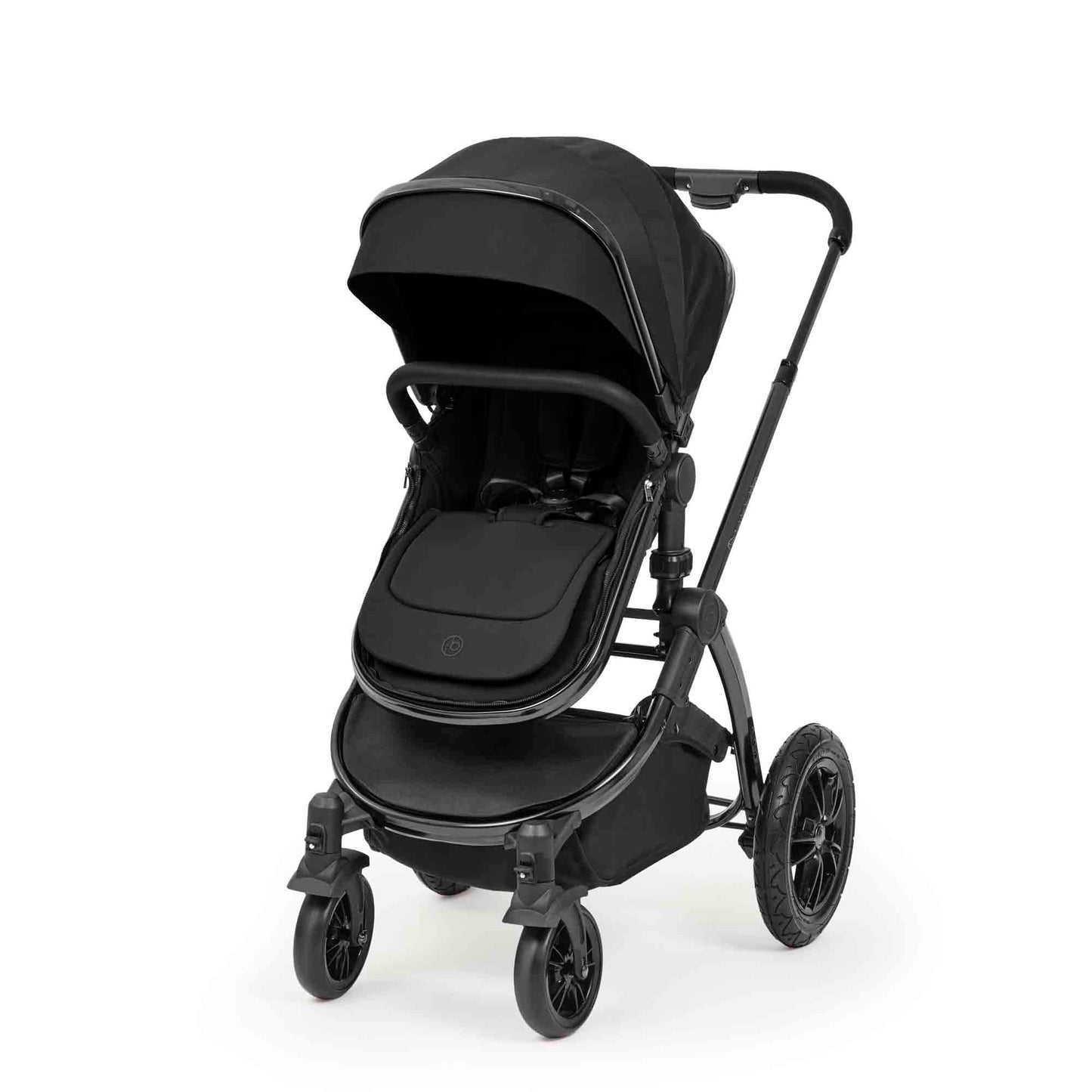 Ickle Bubba Stomp Luxe Elements Edition 17 Piece Bundle Inc Bubba Crib - Raven