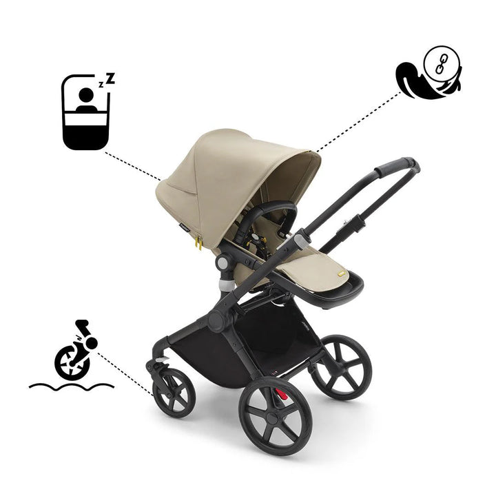 Bugaboo Fox Cub Complete Pushchair + Carrycot - Desert Beige