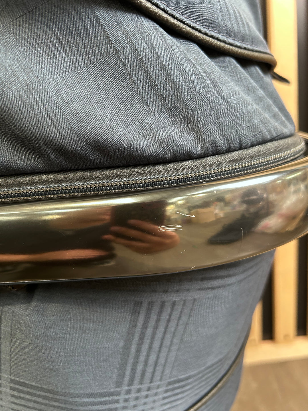 PRE LOVED iCandy Peach 6 Travel System - Navy Check