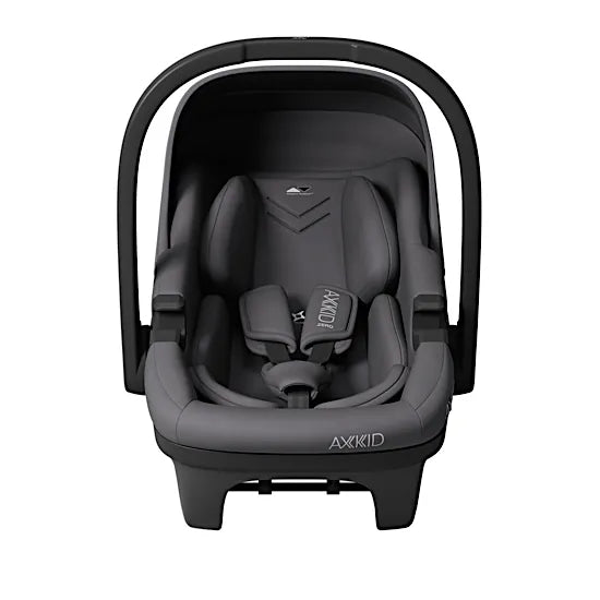 Axkid Zero Pro Infant Car Seat + Rotating Isofix Base - Arctic Mist Grey