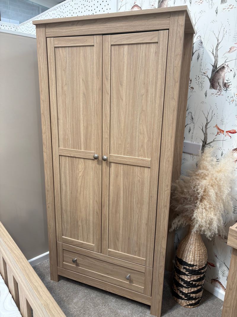 EX DISPLAY CuddleCo Burford 3 Piece Nursery Furniture Set - Oak (COLLECTION OR LOCAL DELIVERY ONLY)