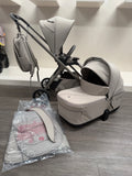 EX DISPLAY Venicci Tila Pram, Pushchair + Accessories - Latte