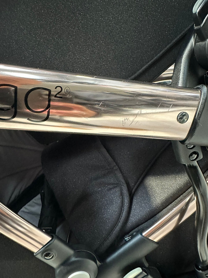 PRE LOVED egg2 Twin Double Pushchair - Diamond Black