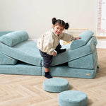 Tutti Bambini Playrama Montessori Kids Play Sofa - Ocean Stone