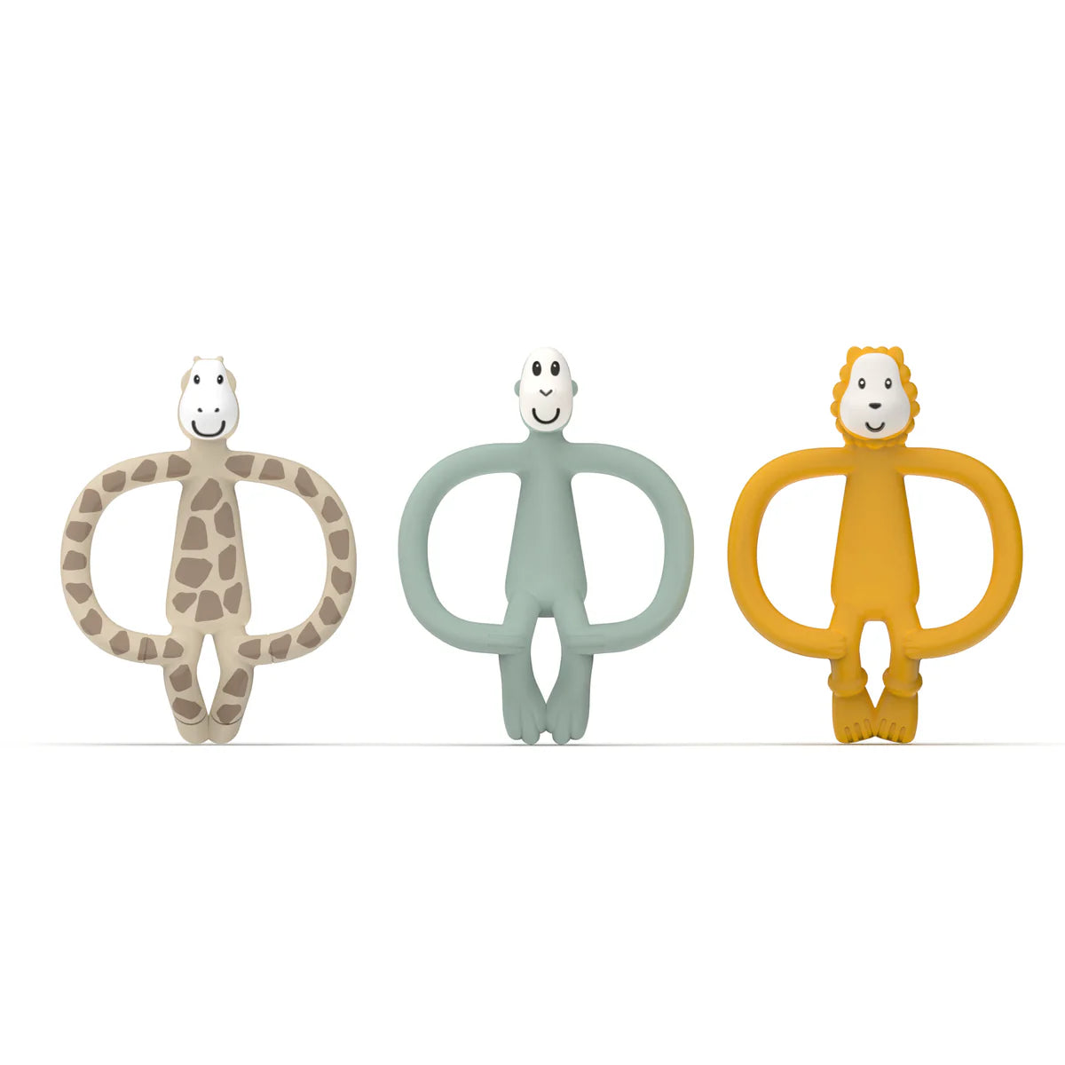 Matchstick Monkey Animal Teether Gift Set (Pack Of 3)