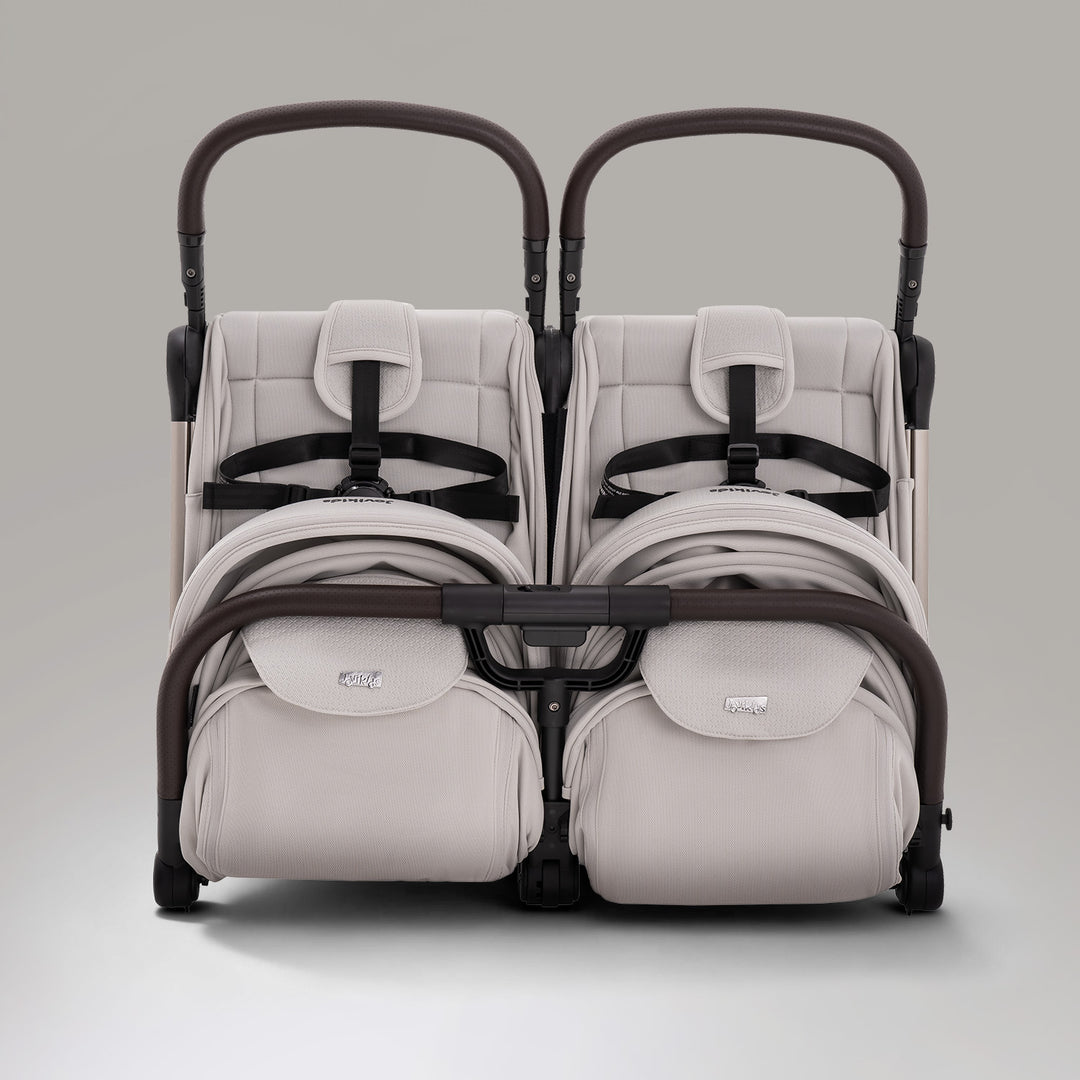 JoviKids Ayla Compact Twin Pushchair - Beige
