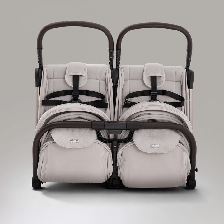 JoviKids Ayla Compact Twin Pushchair - Beige