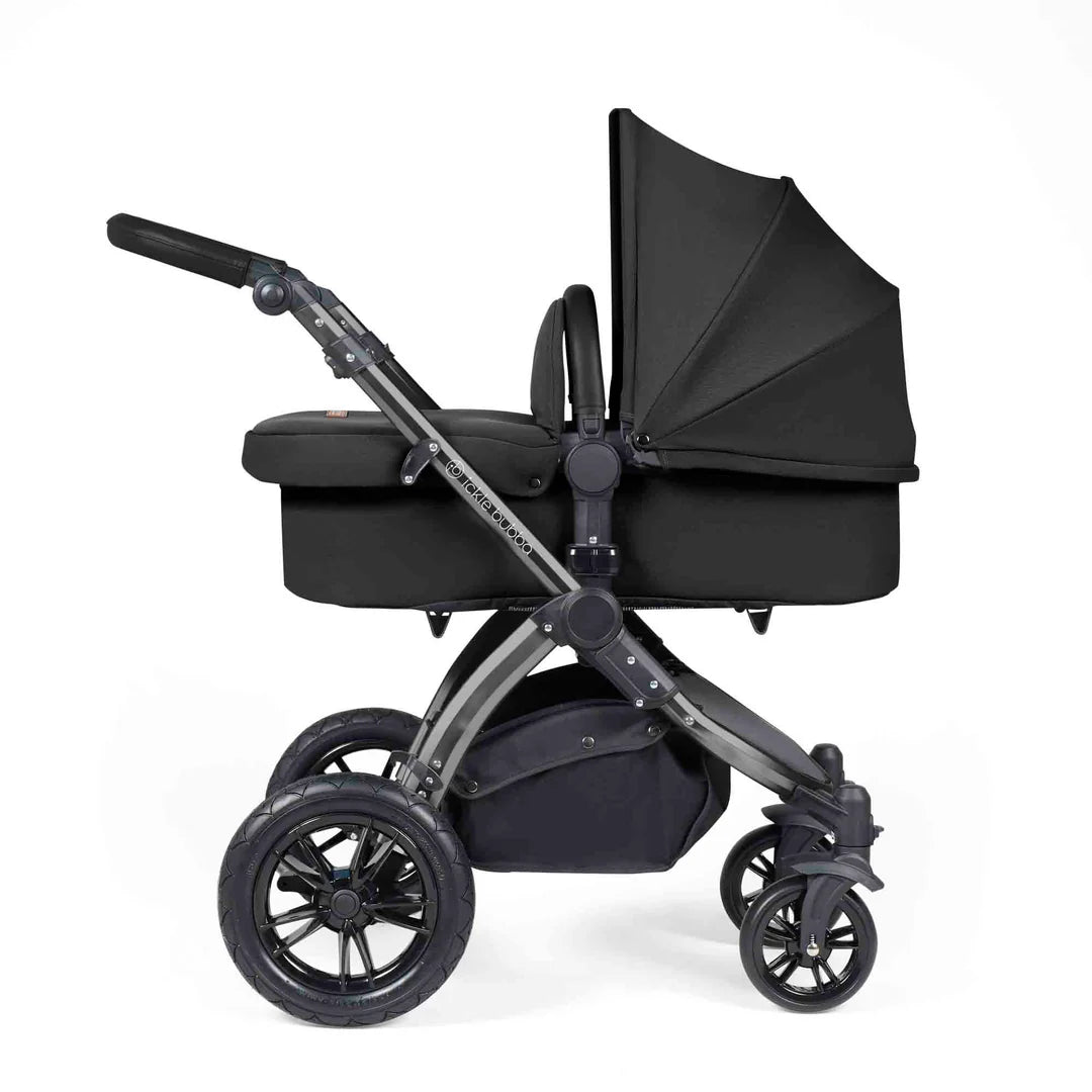 Ickle Bubba Stomp Luxe 12 Piece Travel System Inc I-Size Nimbus Spin Car Seat + Isofix Base