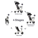 smarTrike Wonder Stroller Trike - Moonlight