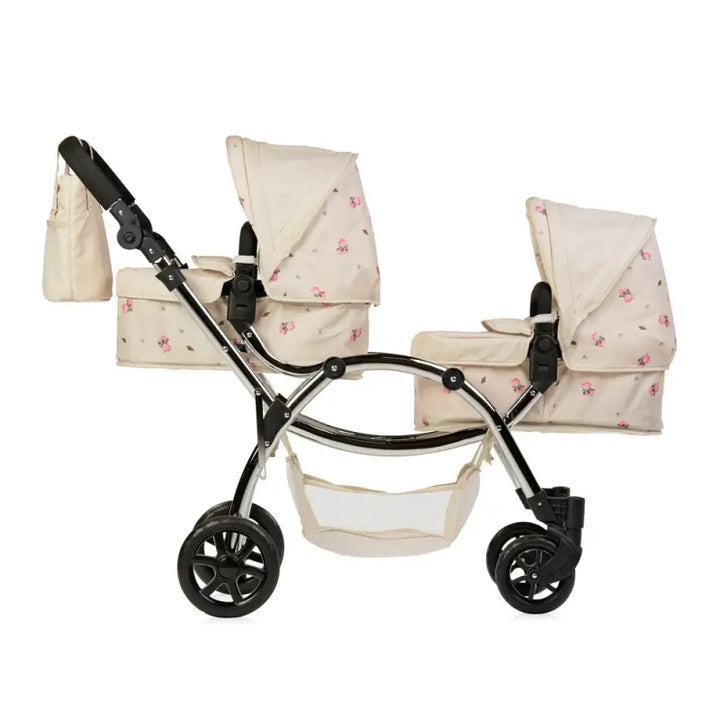 Roma Darcie Twin Dolls Pram - Cream