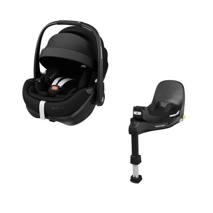 Maxi-Cosi Pebble 360 Pro2 Car Seat + FamilyFix 360 Pro Base - Luxe Twillic Black