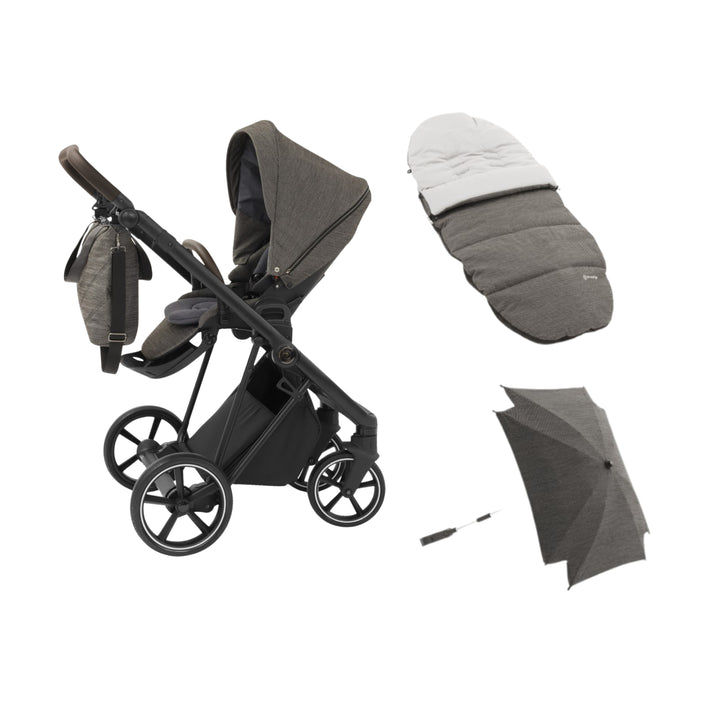 NEW UNPACKAGED Babystyle Prestige Vogue Stroller + Accessories - Mountain