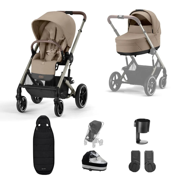 Cybex Balios S Lux Essential Bundle- Almond Beige