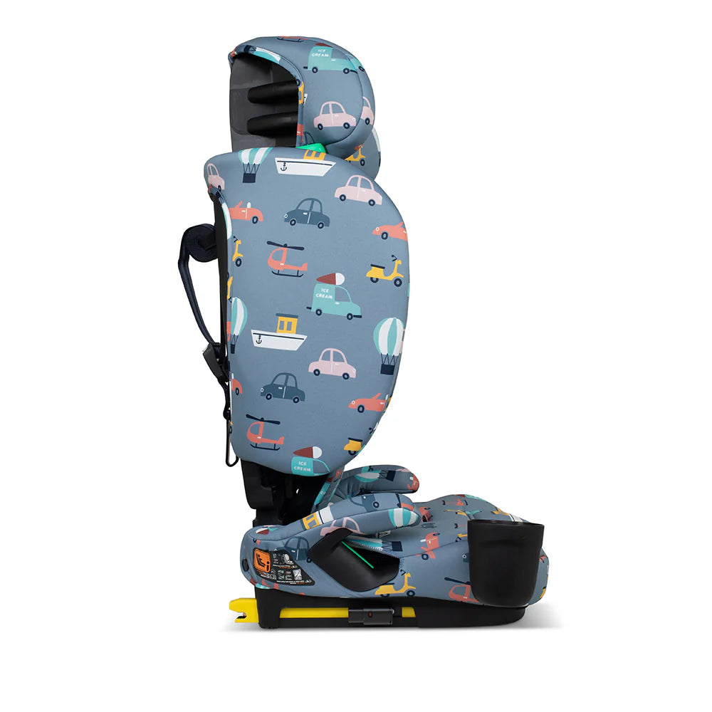 Cosatto On The Go i-Size Travel Car Seat - Itchy Feet Sky