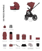 Hunter x Venicci Special Edition Upline3 2in1 Essential Bundle - Red