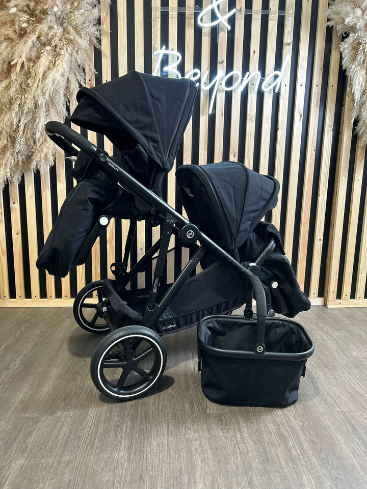 PRE LOVED Cybex Gazelle S Double Pushchair - Black