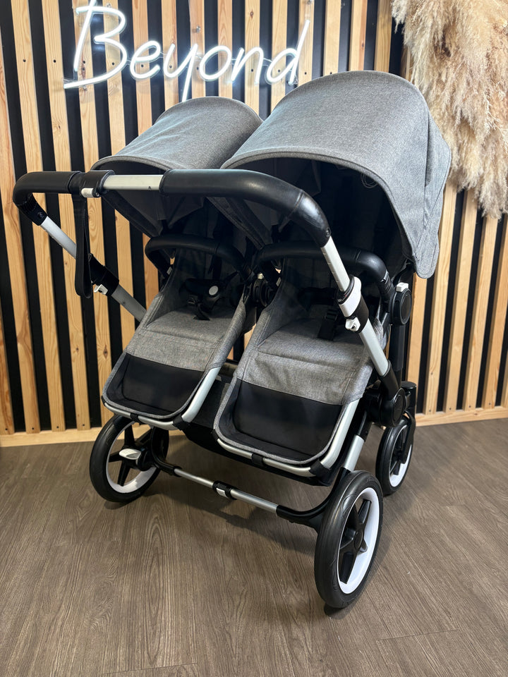 PRE LOVED Bugaboo Donkey3 Twin Bundle - Grey Melange