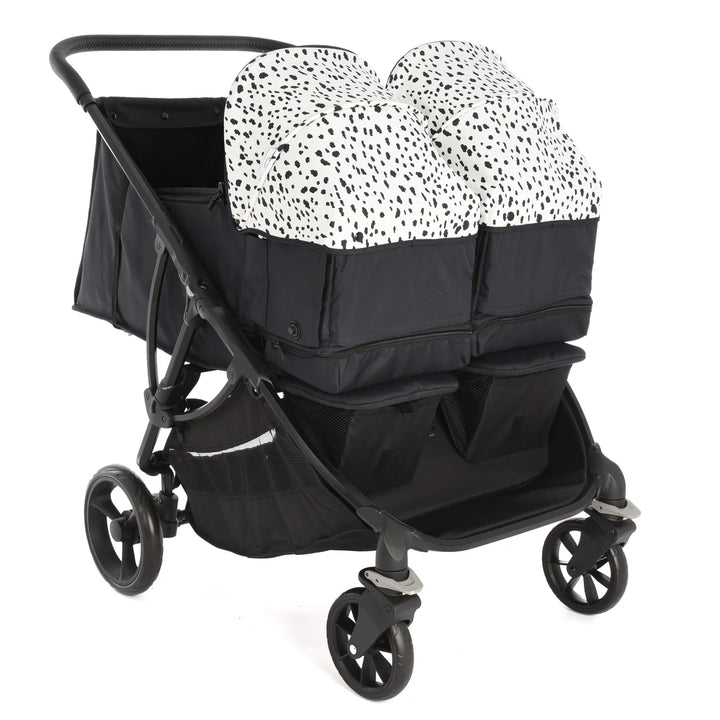 Roma Gemini Double Pushchair - Dalmation