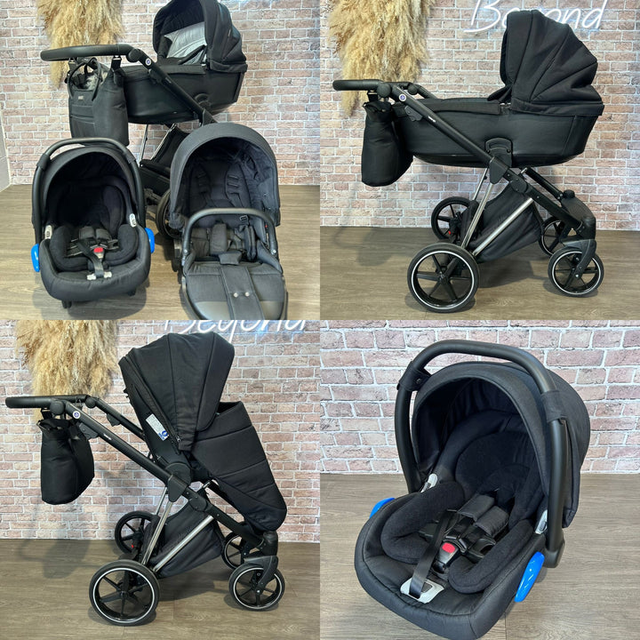 EX DISPLAY Mee-Go Milano Plus Travel System - Platinum