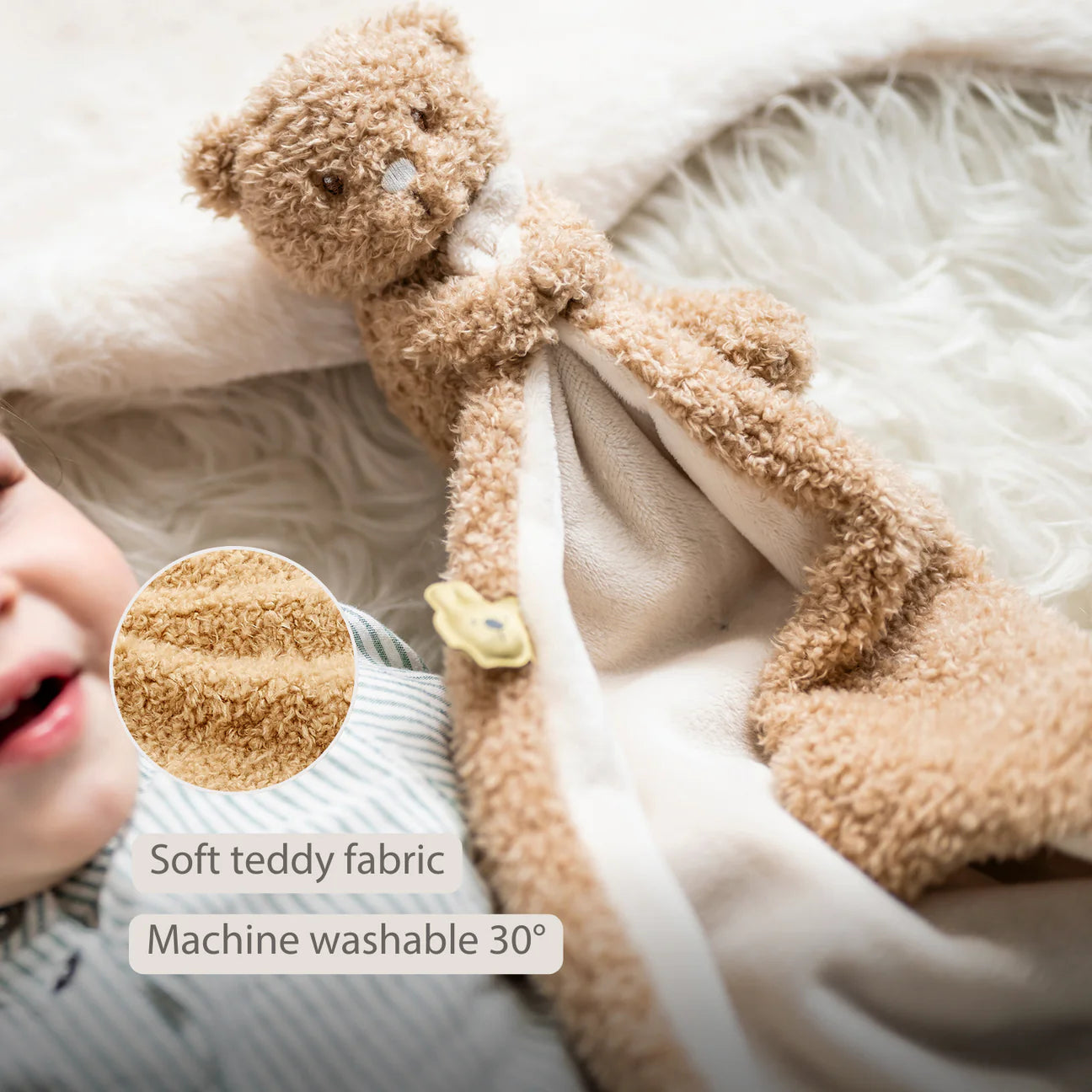 Nattou Teddy Doudou 27cm Comforter - Bear