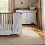 CuddleCo Clara Luxe 3 Piece Furniture Set - White & Ash