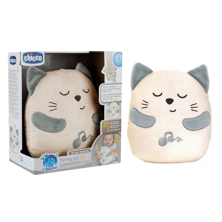 Chicco First Dreams Purring Cat Plush Toy