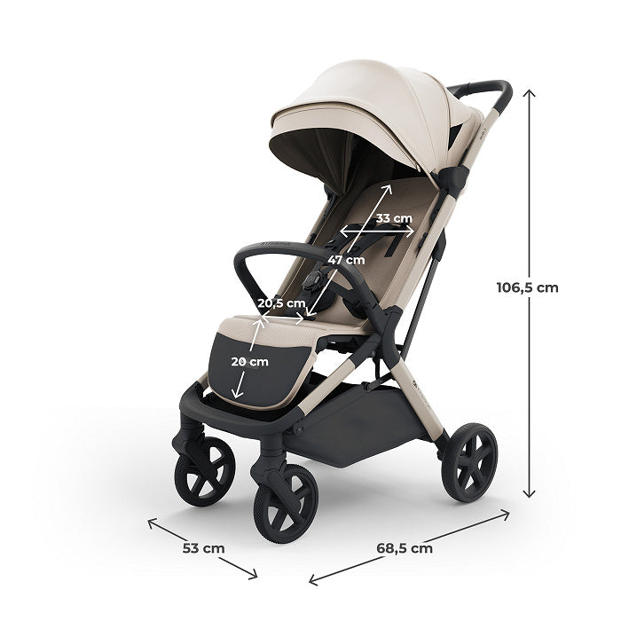 Kinderkraft Nubi 3 Stroller - Sand Beige