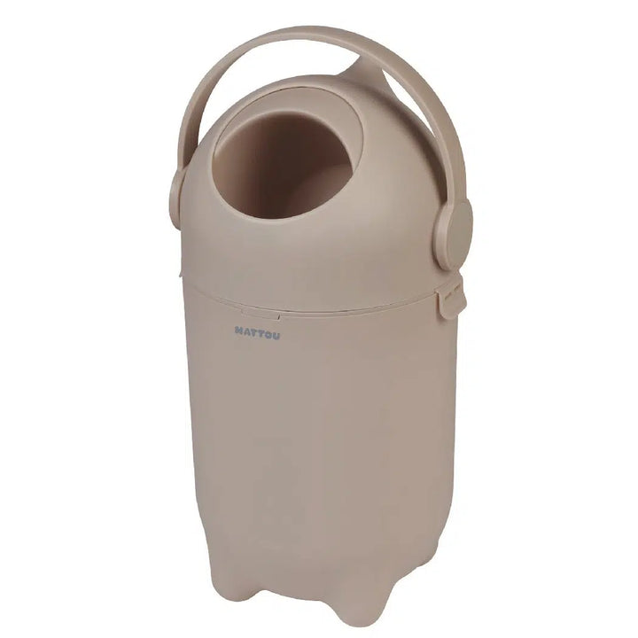 Nattou Dropy Nappy Bin - Taupe
