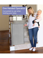 Momcozy Retractable Safety Gate - Grey