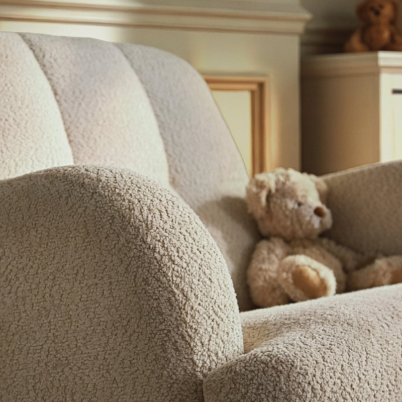 CuddleCo Etta Cuddle Chair - Boucle Mushroom