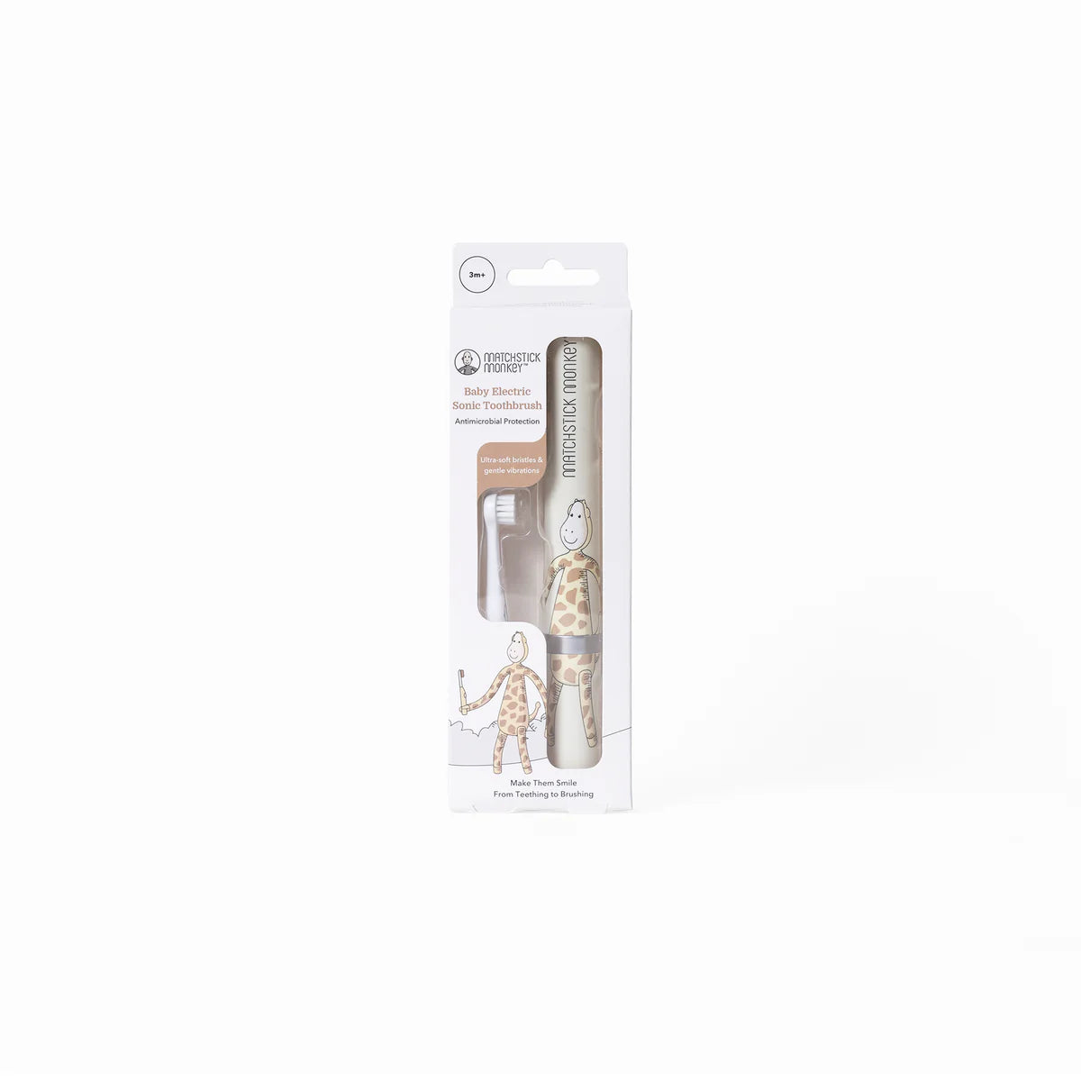 Matchstick Monkey Baby Electric Sonic  Toothbrush - Gigi Giraffe
