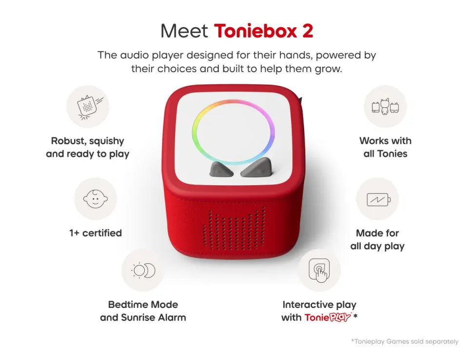 tonies Toniebox 2 - Sunset Red
