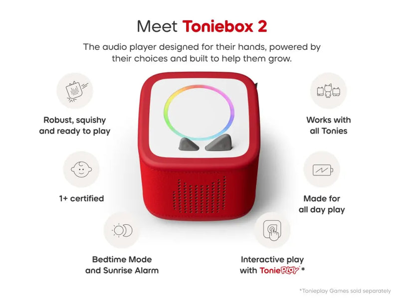 tonies Toniebox 2 - Sunset Red