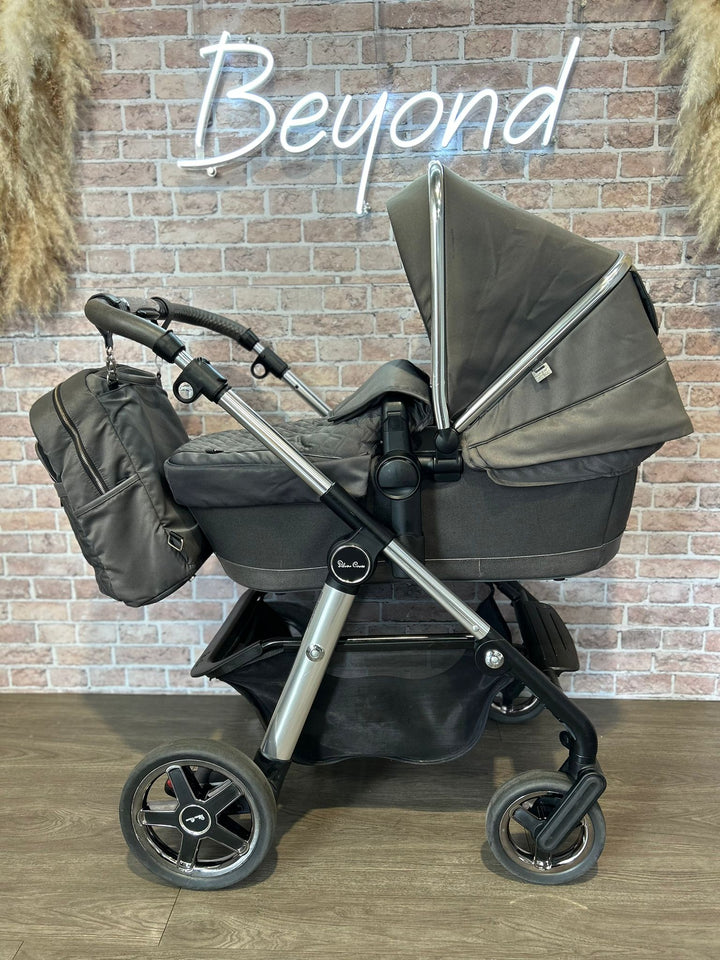 PRE LOVED Silver Cross Pioneer Pram & Pushchair - Clay