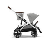 Cybex Gazelle Essential Bundle Inc Gold Footmuff - Stone Grey/Silver