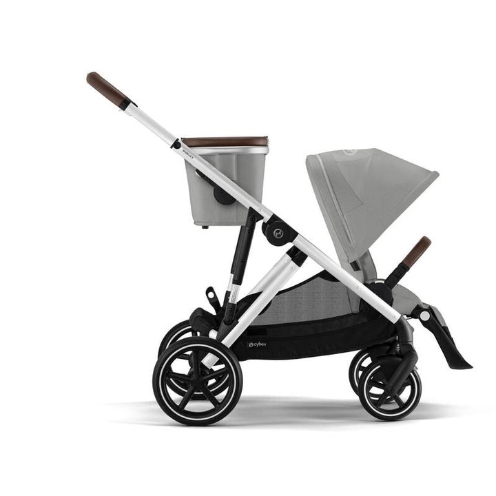 Cybex Gazelle Essential Bundle Inc Gold Footmuff - Stone Grey/Silver