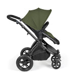 Ickle Bubba Stomp Luxe 12 Piece Cirrus Travel System + Isofix Base - Woodland/Black/Black