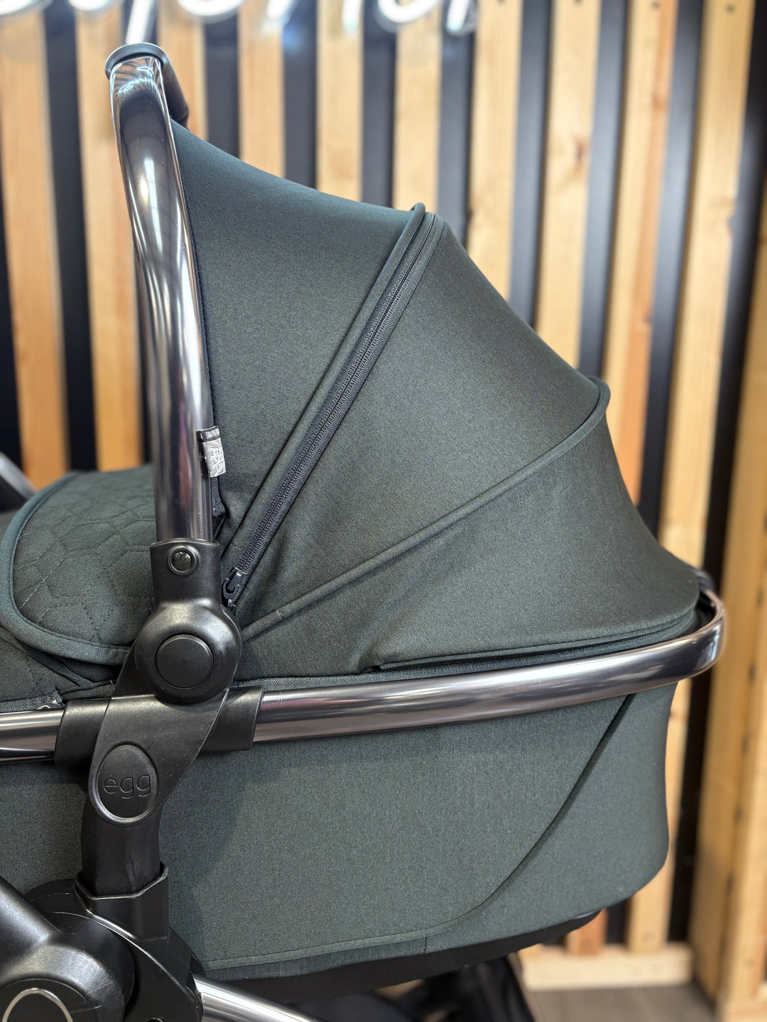 PRE LOVED egg3 Pram, Pushchair + Accessories Bundle - Black Olive