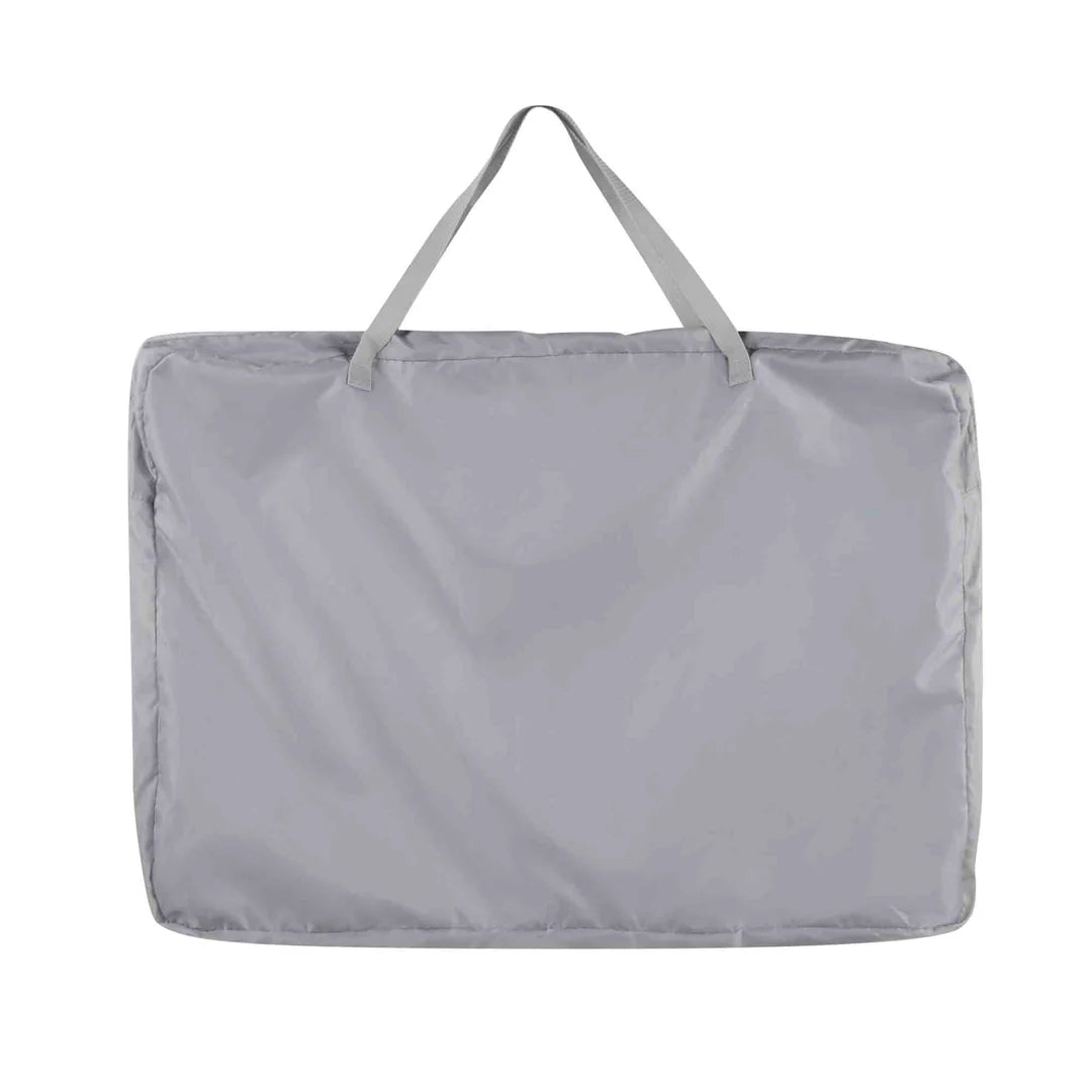 Ickle Bubba Stomp Luxe All-in-One i-Size Travel System with 360 Isofix Base (Nimbus) + Bubba&Me Bedside Crib – 14-Piece Bundle