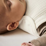 The Little Green Sheep Organic Muslin Baby Sleeping Bag in Ecru - 2.5 Tog