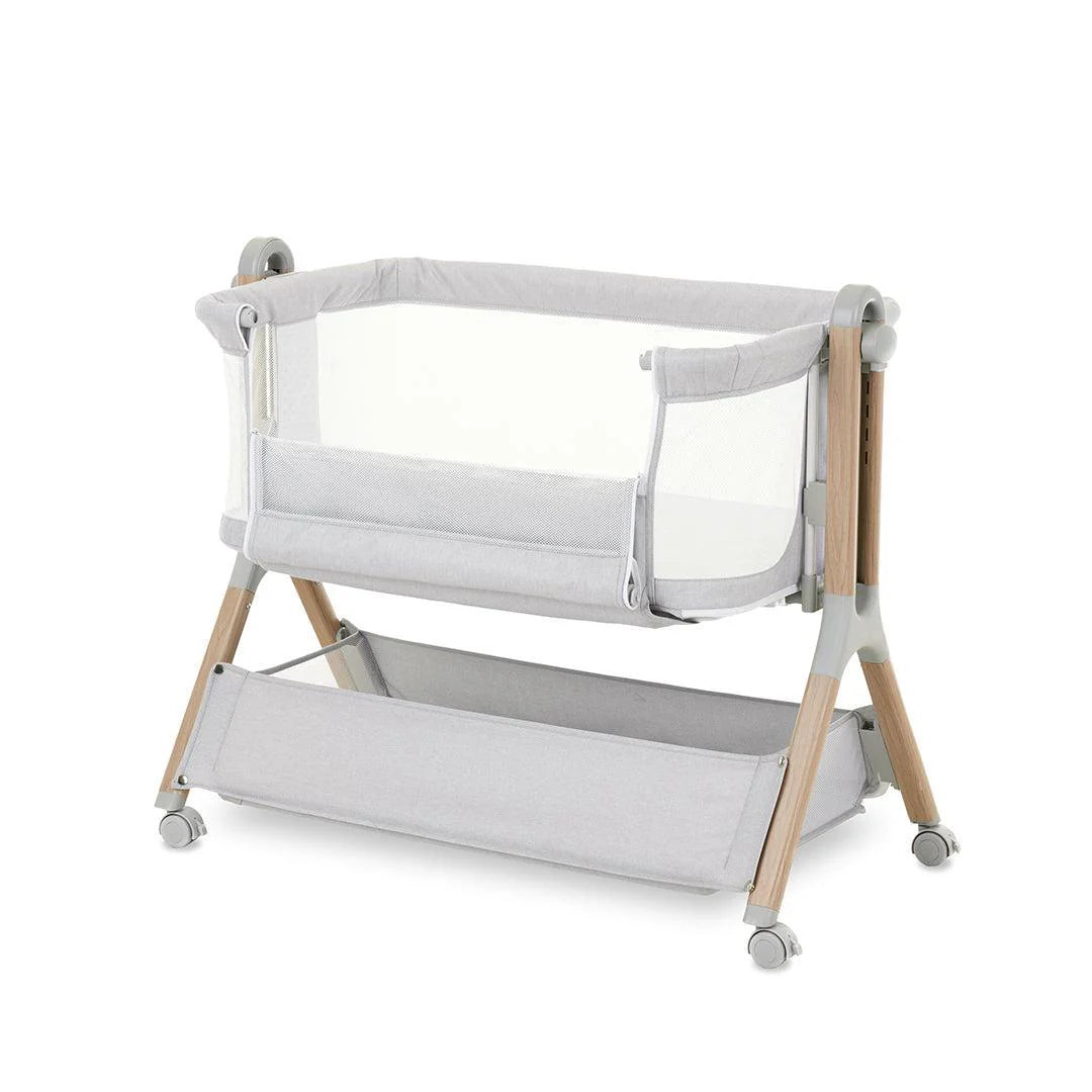 Obaby Cloud Bedside Crib - Grey