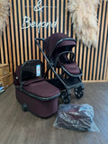 EX DISPLAY Babystyle Oyster4 2-in-1 Travel System - Mulberry